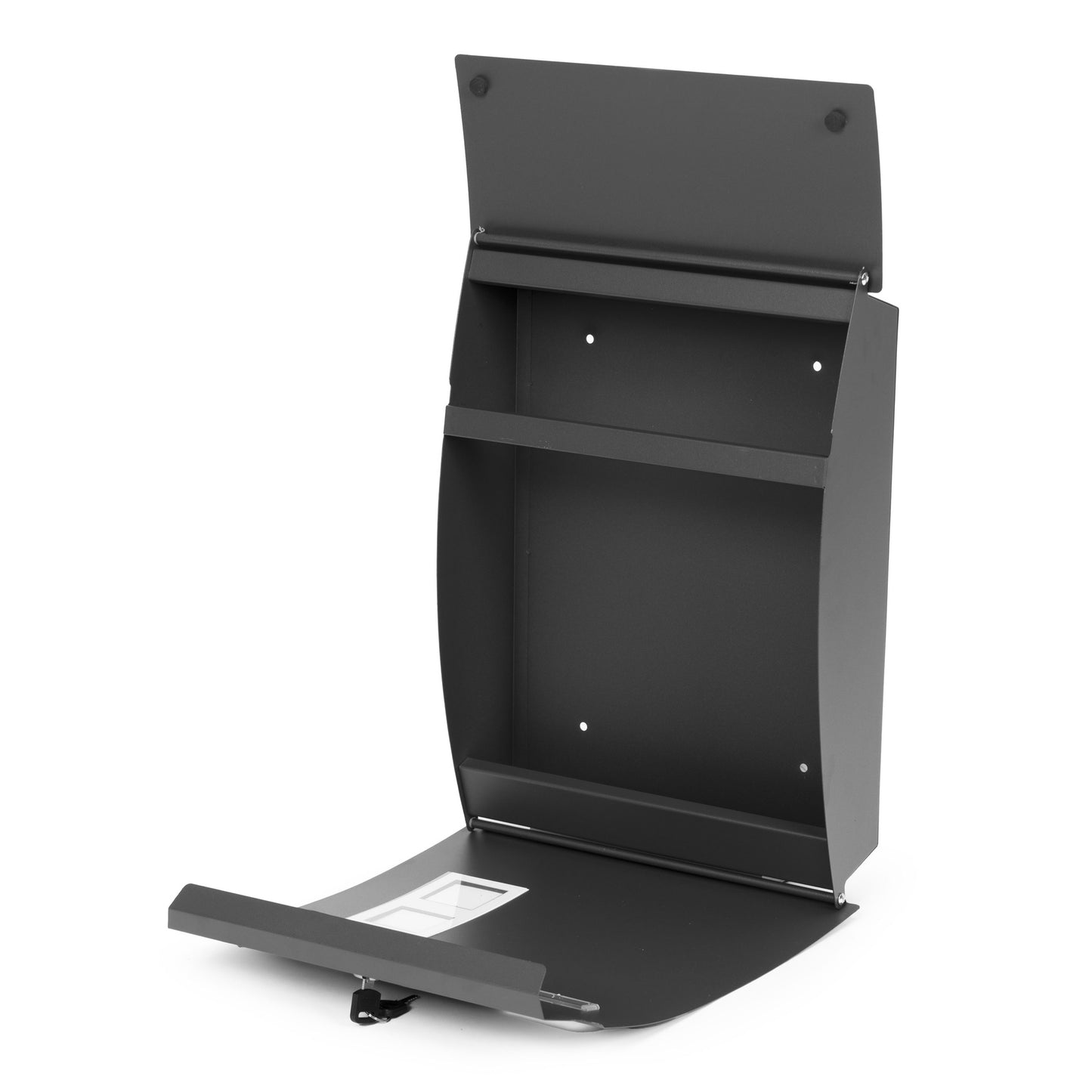 Wall-Mounted Mailbox, Galvanized Steel, Anthracite
