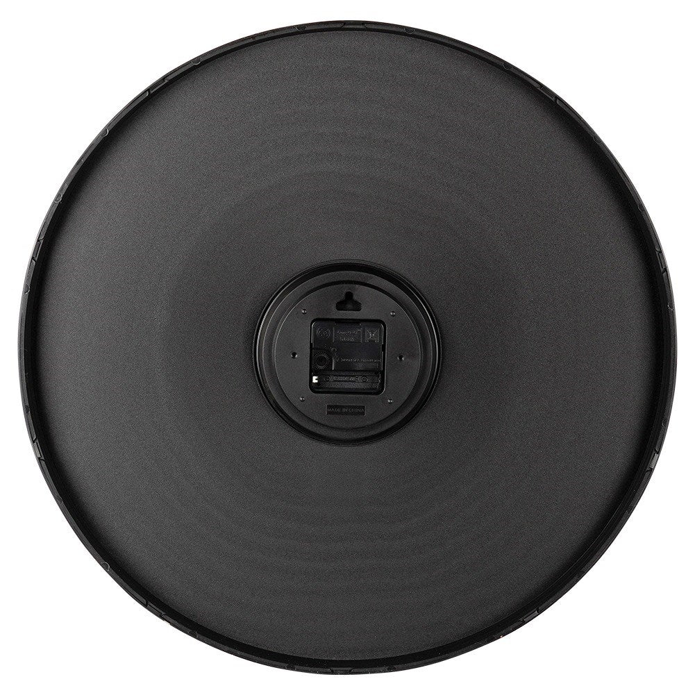 Wall clock black 50 cm
