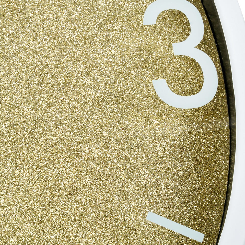 Wall clock gold white 29.5 cm