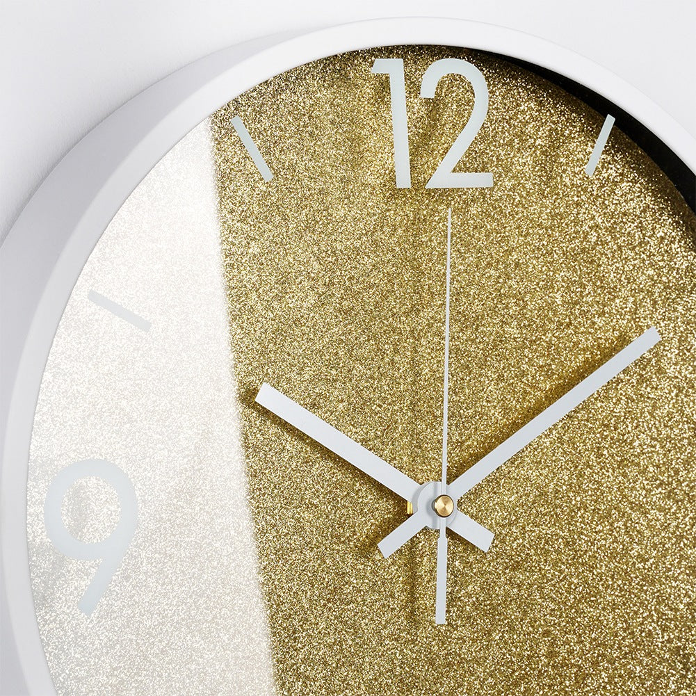 Wall clock gold white 29.5 cm