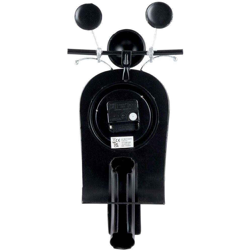 Wall clock in the shape of a scooter - Unique and stylish decoration