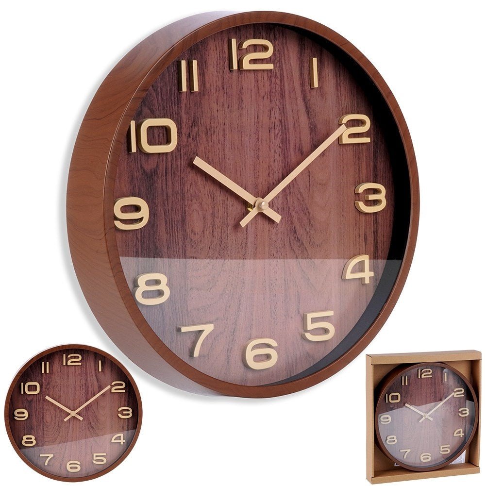 Wall clock with diameter of 30 cm