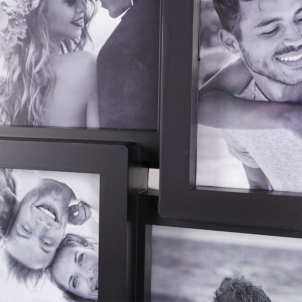 Wall collage frame for 8 Pictures in Black - 10x15 cm