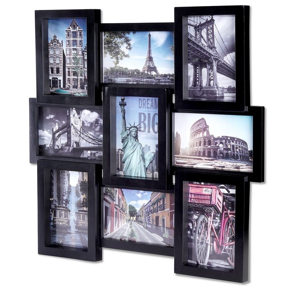 Wall collage frame for 9 photos in size 10x15 cm