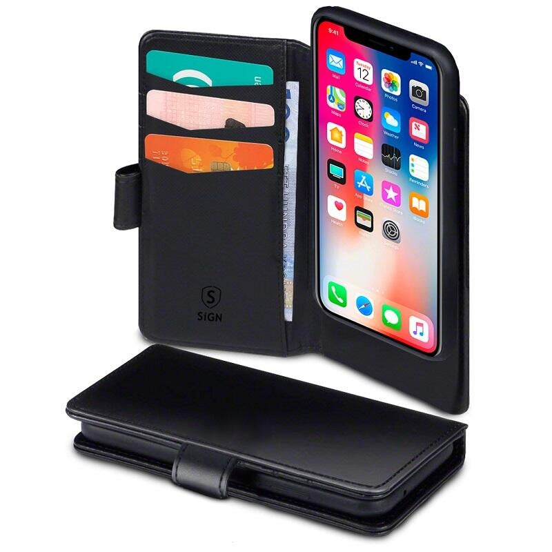 Wallet case 2-in-1 for iPhone 13 - Black