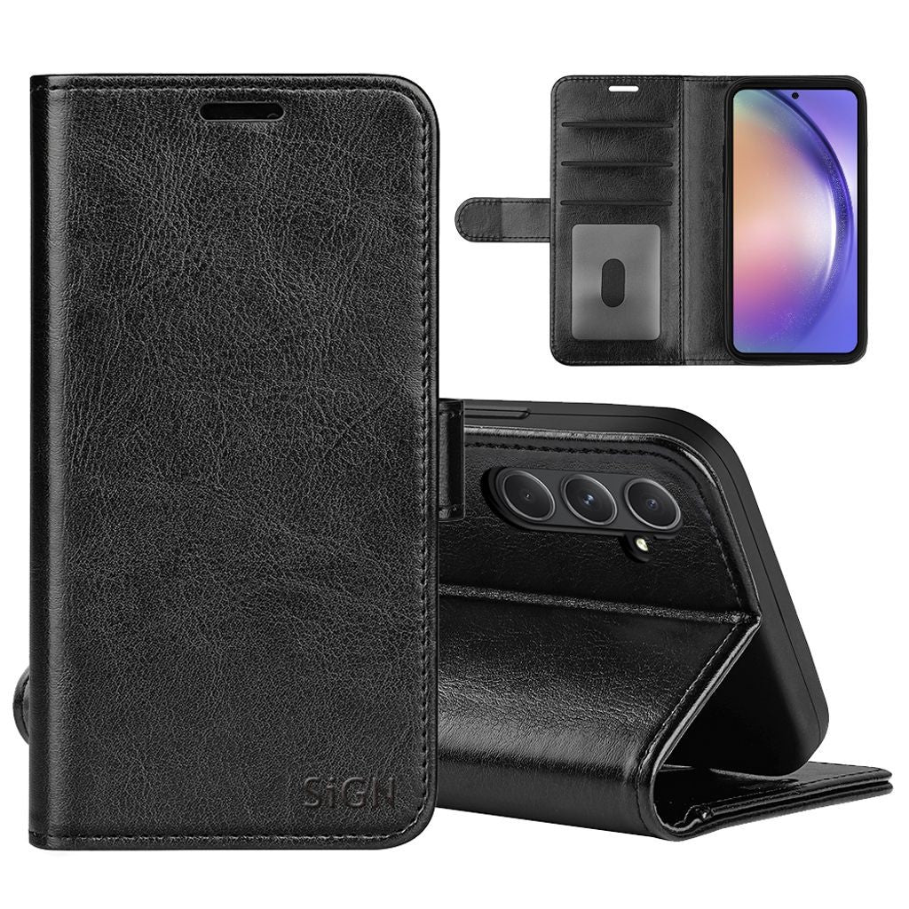 Wallet case for Samsung Galaxy A55 - Black