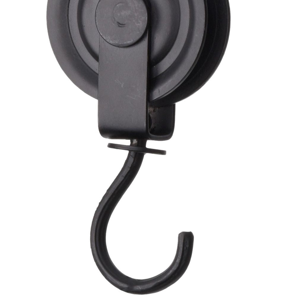 Wall hook for pots in black metal, industrial style