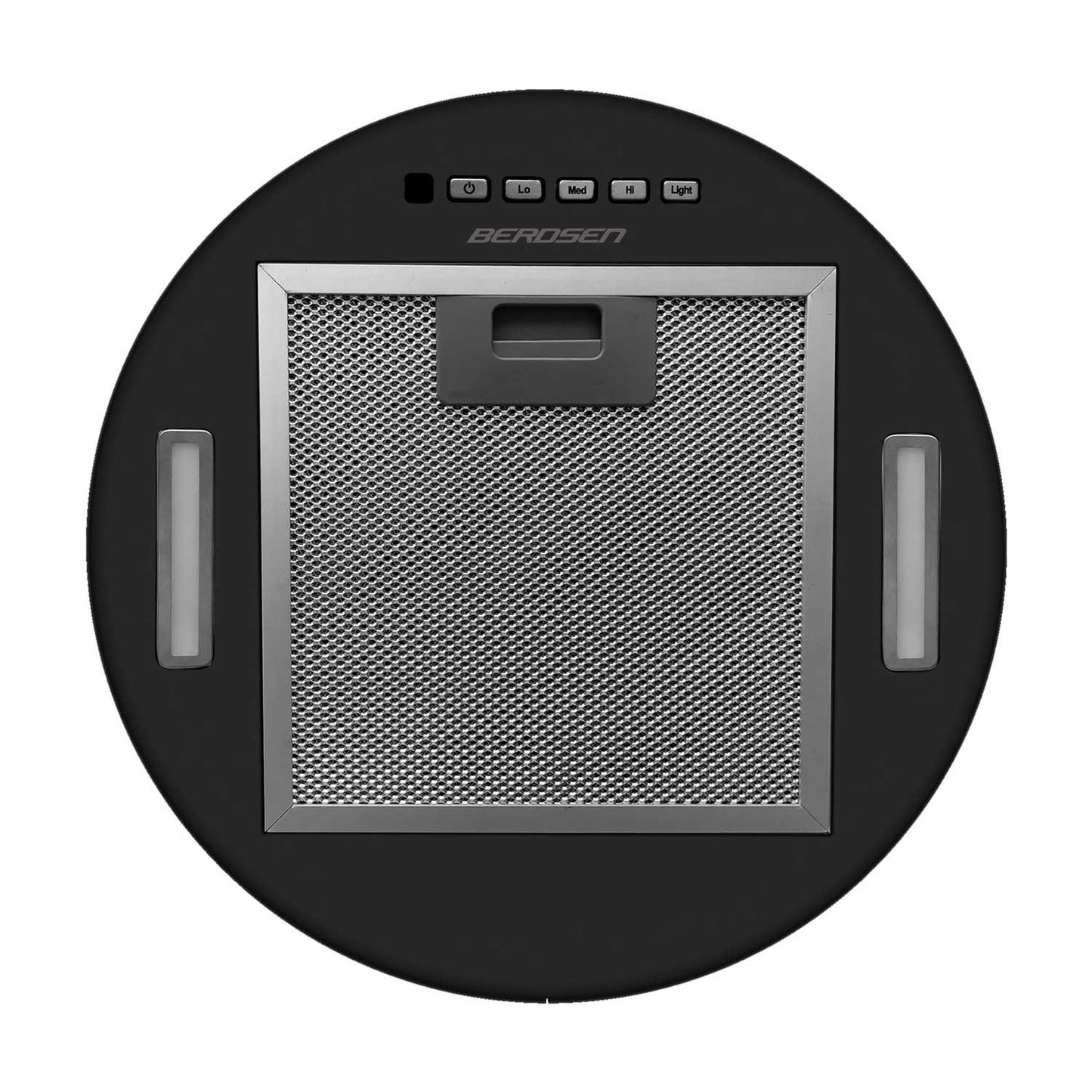 Ceiling-hung kitchen hood 35 cm black BT-227
