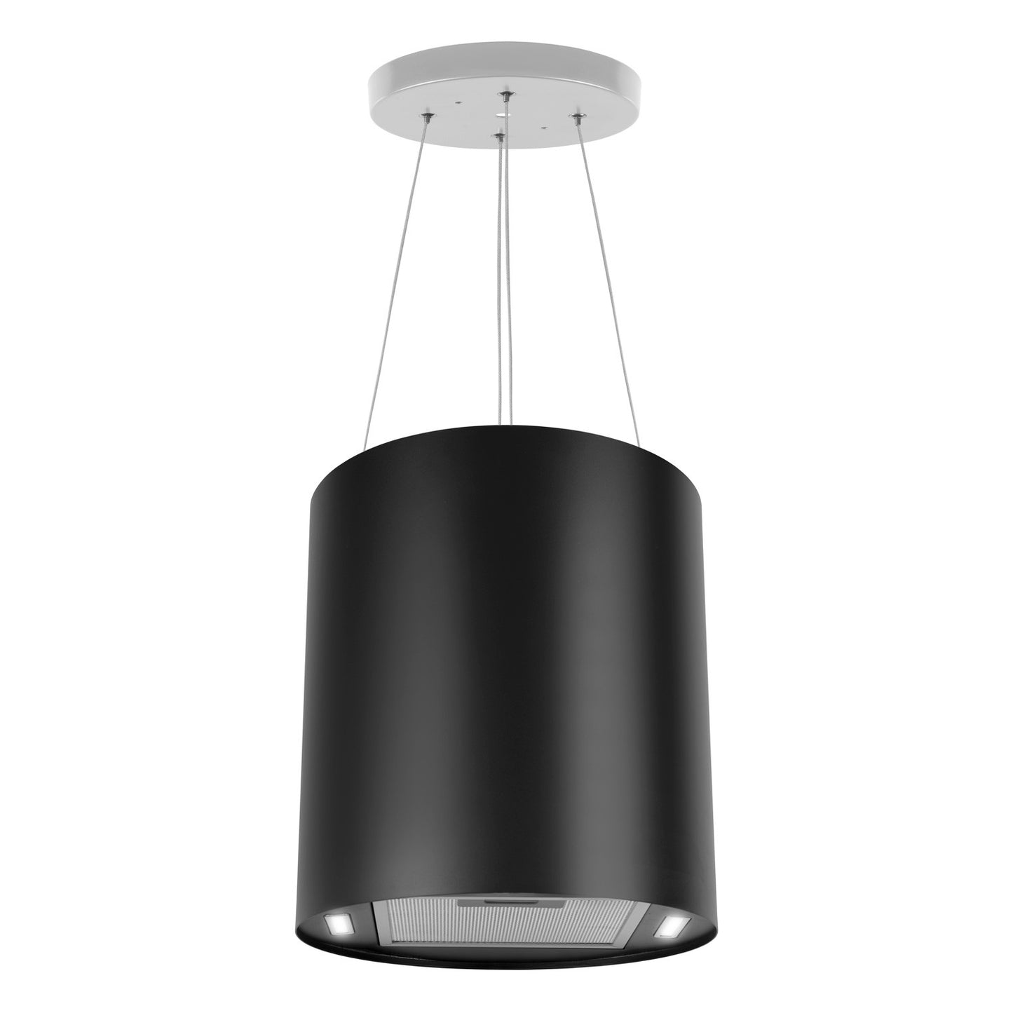 Ceiling-hung kitchen hood 35 cm black BT-227