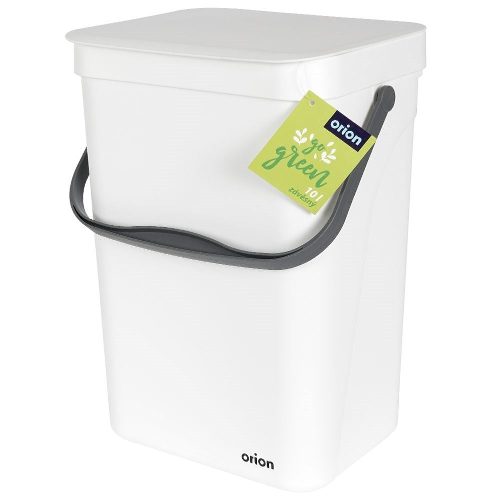 Wall-mounted 10L Dustbin with Lid and Handle