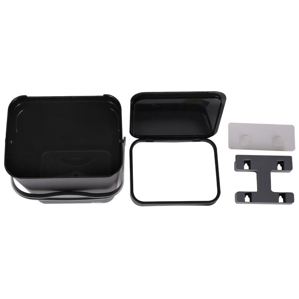 Wall-mounted 10L Dustbin with Lid and Handle
