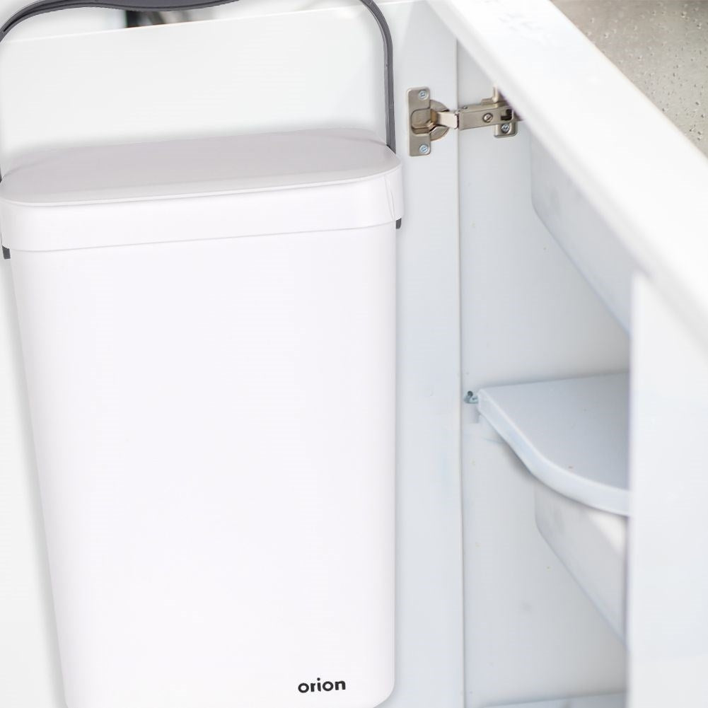 Wall-mounted 10L Dustbin with Lid and Handle