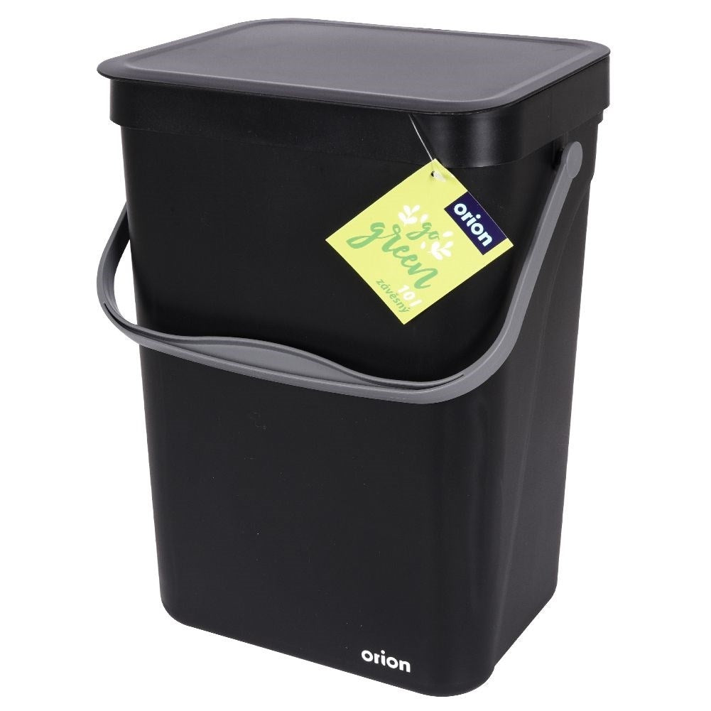 Wall-mounted 10L Dustbin with Lid and Handle