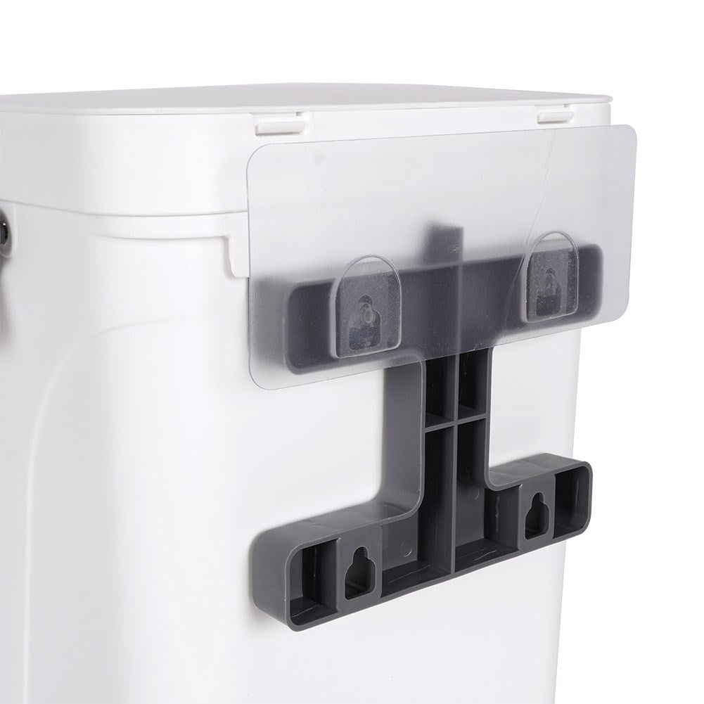 Wall-mounted 10L Dustbin with Lid and Handle