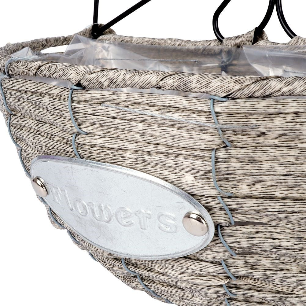 Wall-mounted Hanging Flower Pot in Metal