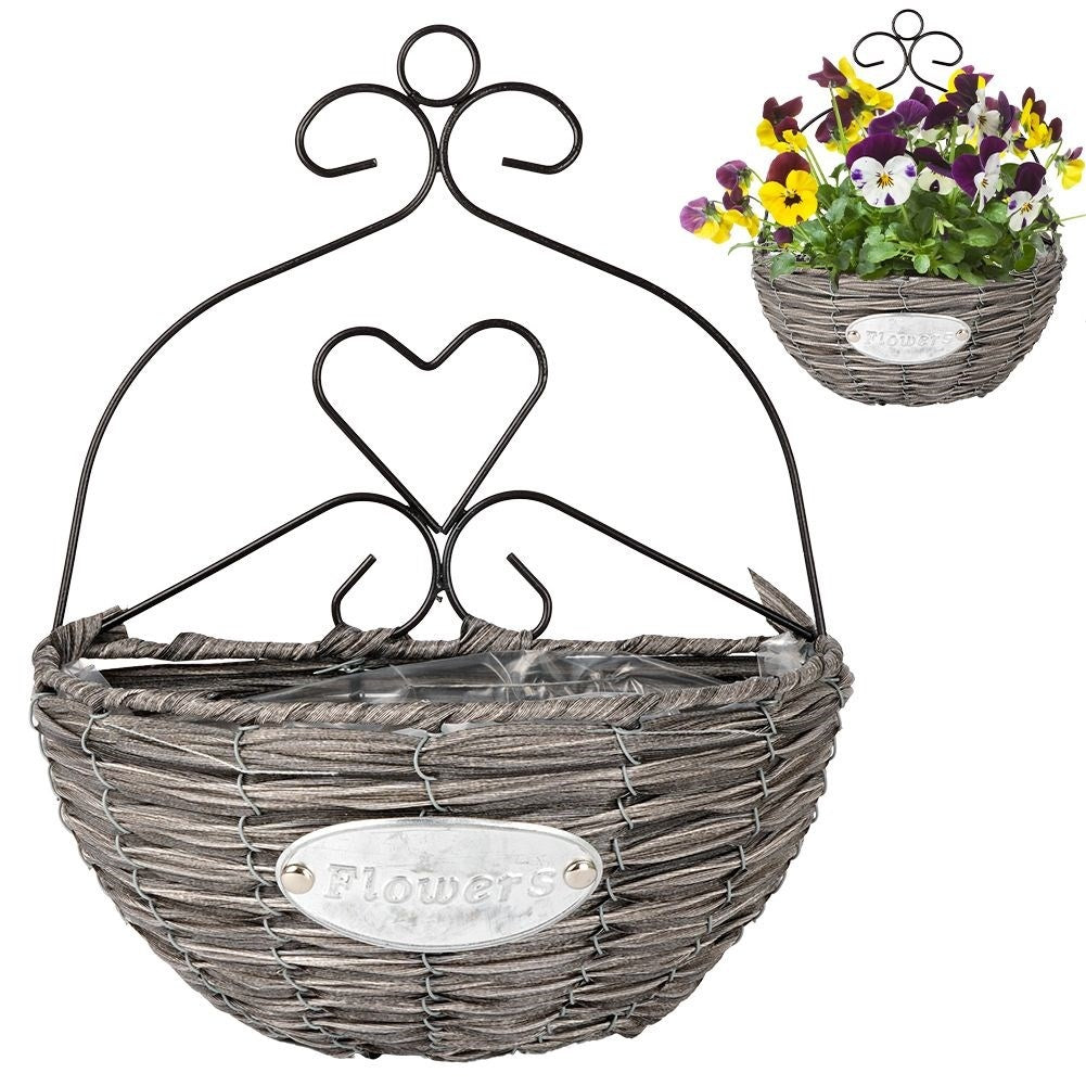 Wall-mounted Metal Flower Stand for Home & Balcony