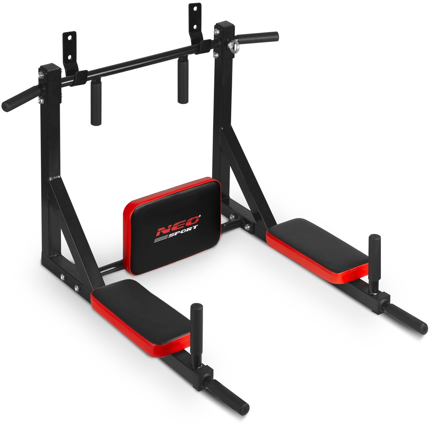 Wall-mounted pull-up bar with backrest NS-319