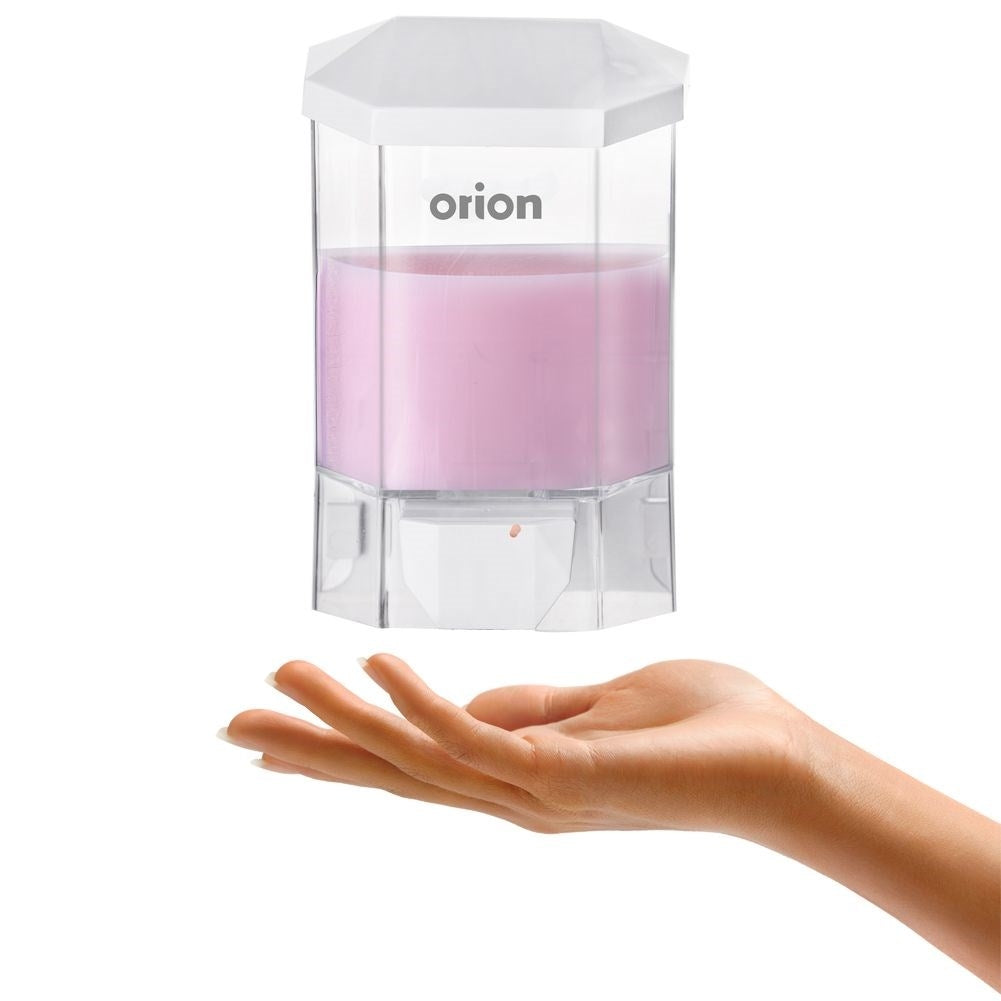 Wall-mounted soap dispenser for bathroom and kitchen