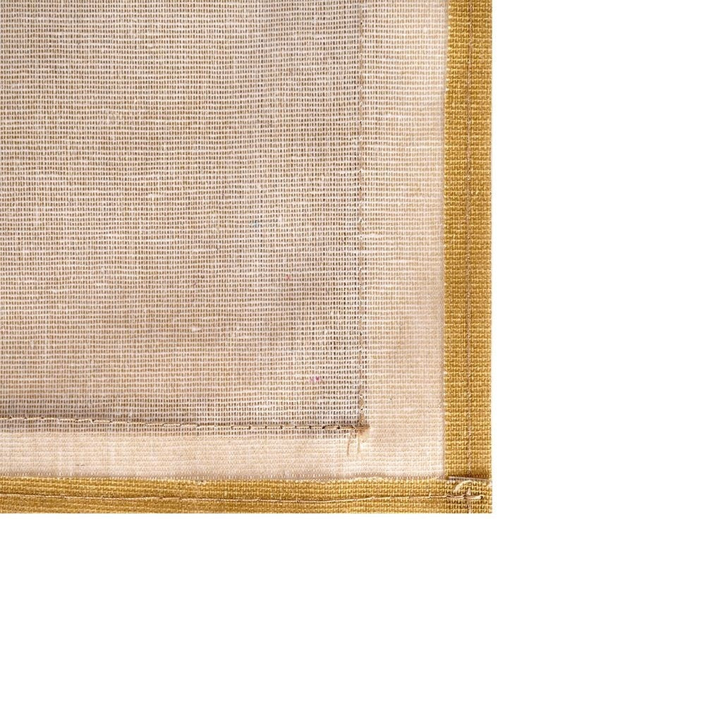 Wall organizer for children's accessories - mustard yellow canvas