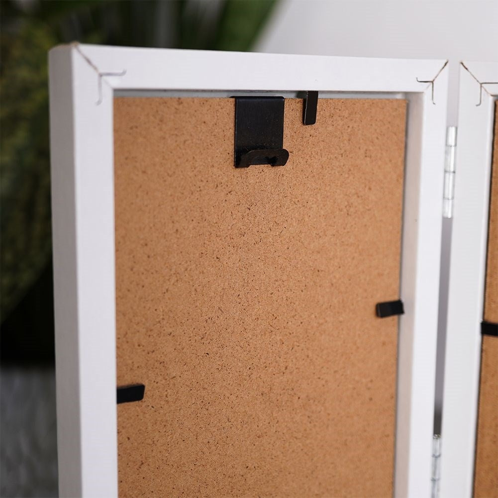 Wall or table frame for collage - 6 white photos