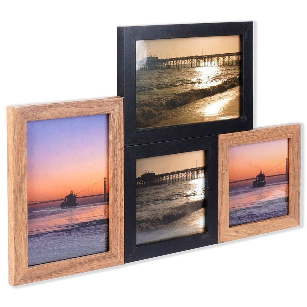 Wall photo frame in collage form for 4 photos 10x15 cm