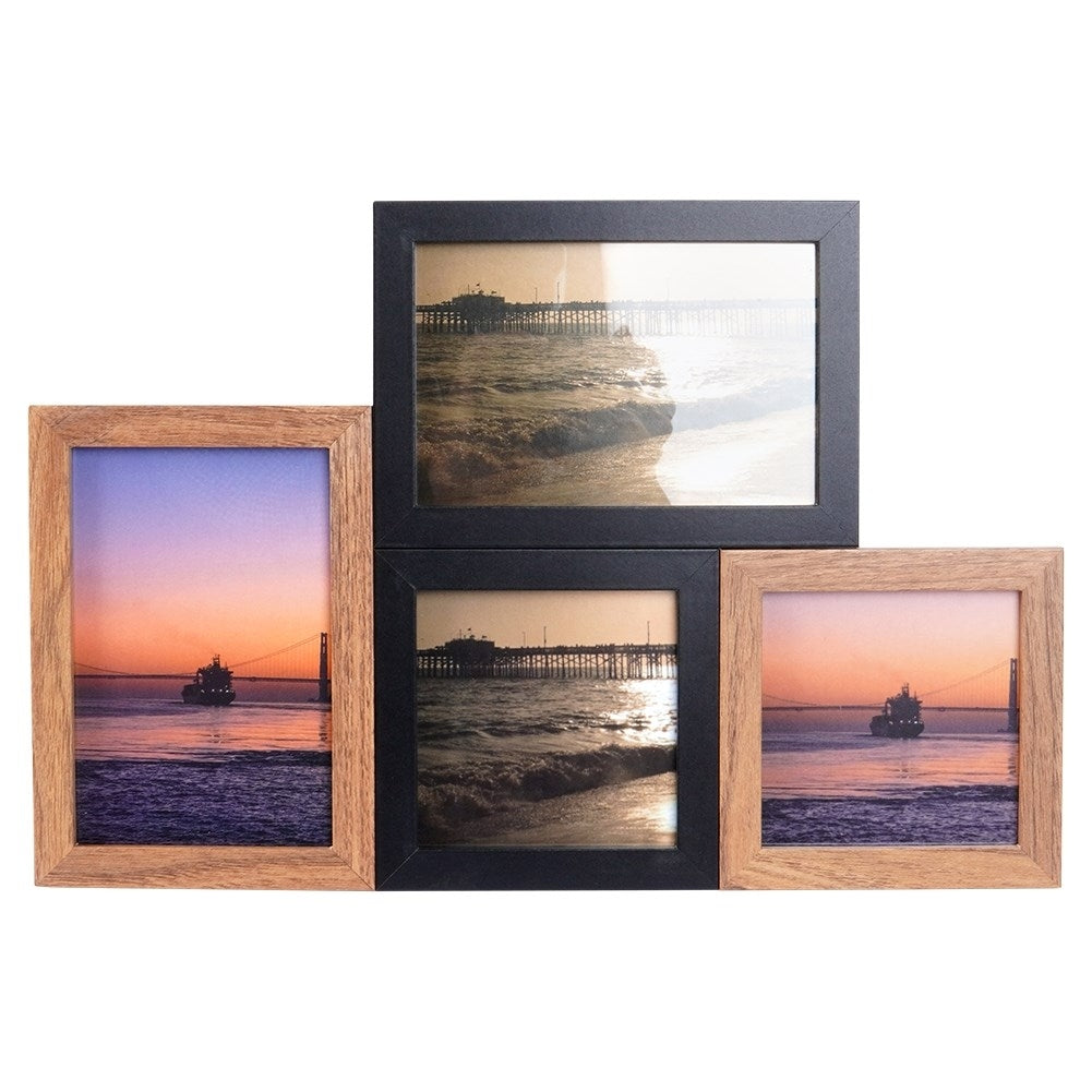 Wall photo frame in collage form for 4 photos 10x15 cm