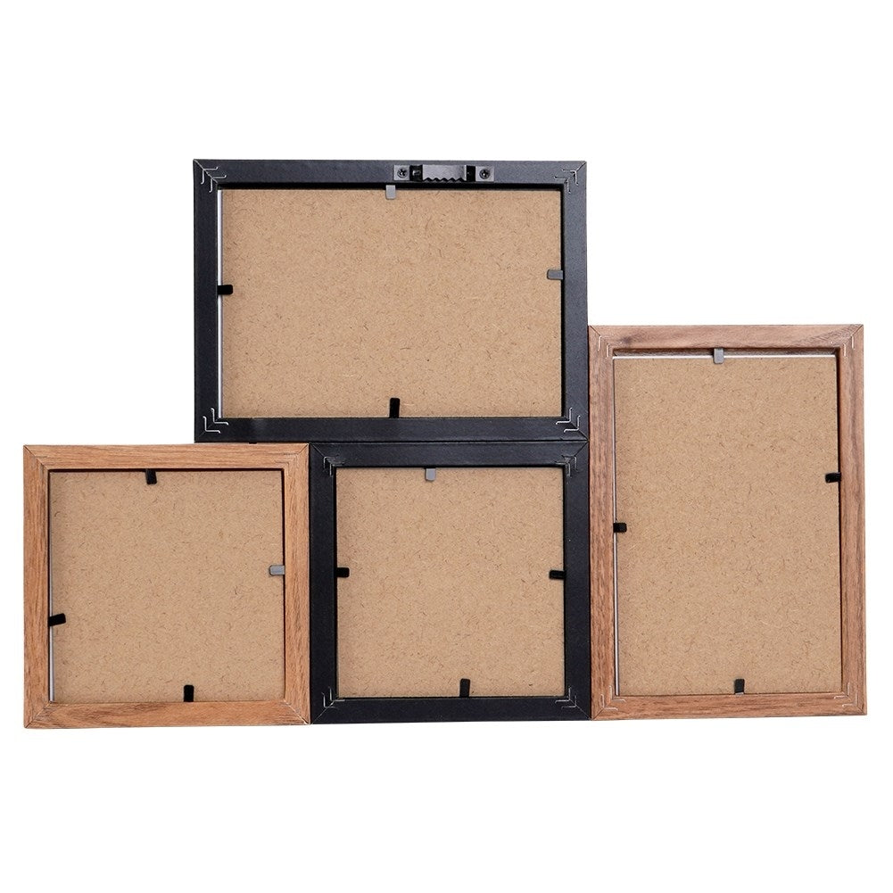 Wall photo frame in collage form for 4 photos 10x15 cm