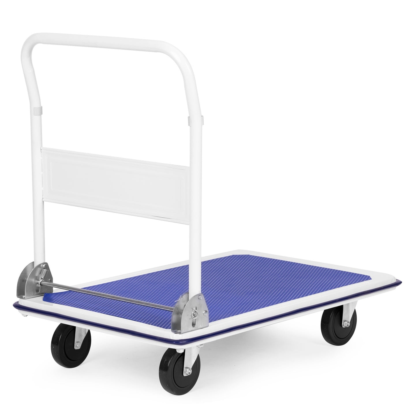 Warehouse platform transport trolley 300KG, foldable, manual