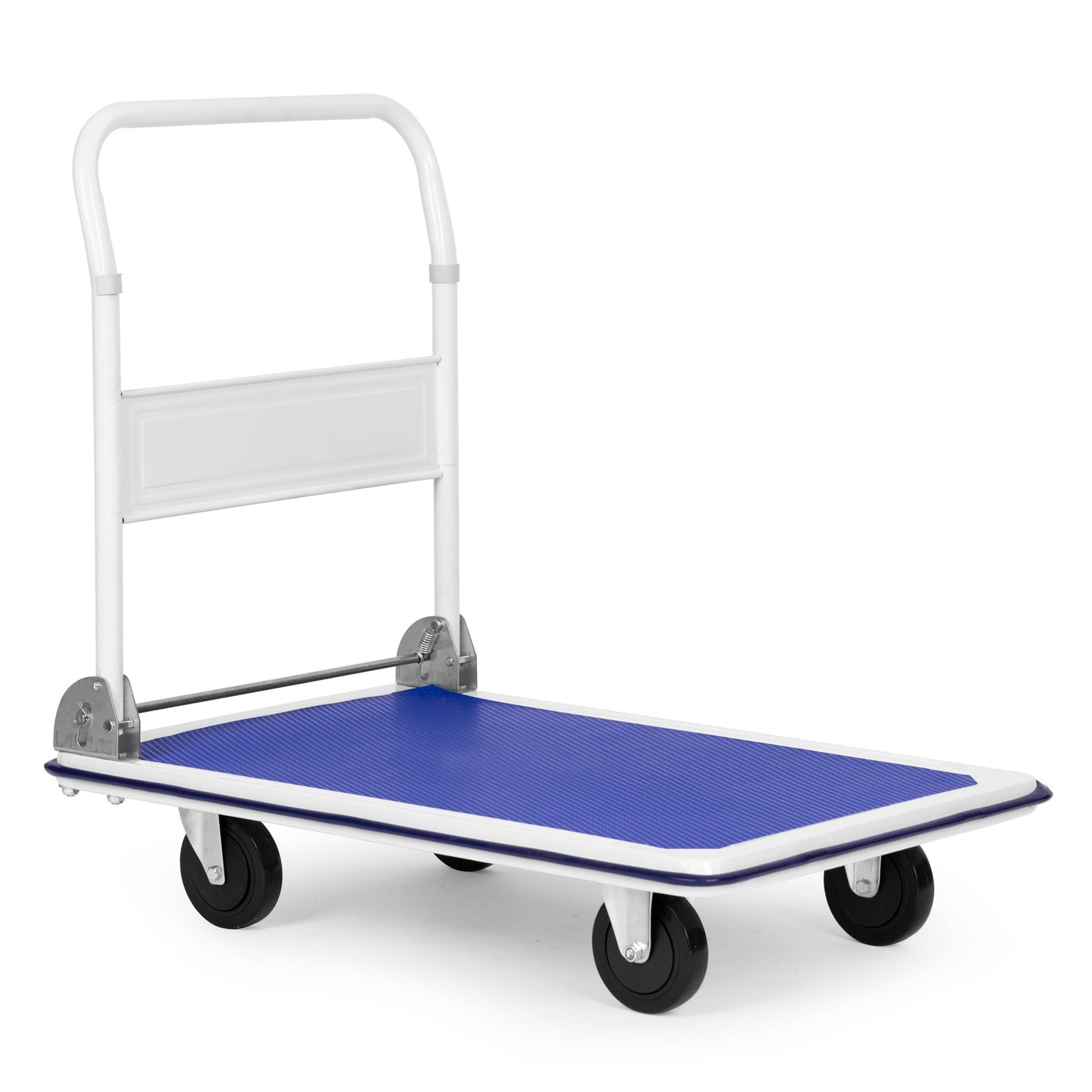 Warehouse platform transport trolley 300KG, foldable, manual