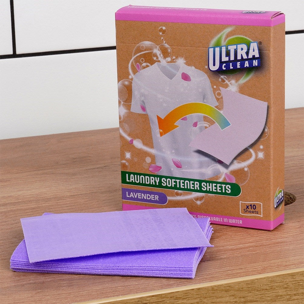 Washing wipes sheets softening soluble scented 10 pcs.