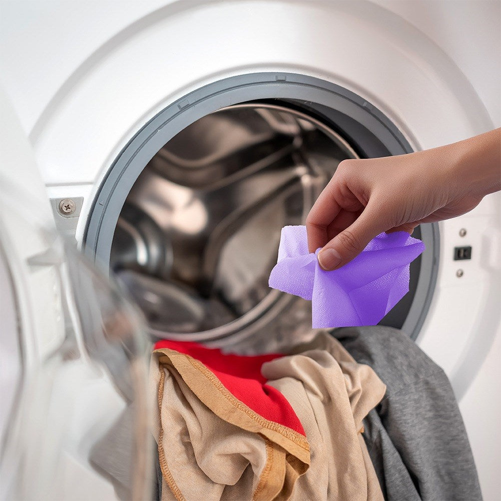 Washing wipes sheets softening soluble scented 10 pcs.