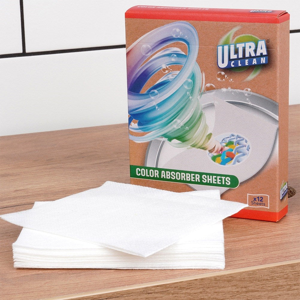 Washing wipes sheets that catch color 12 pcs.
