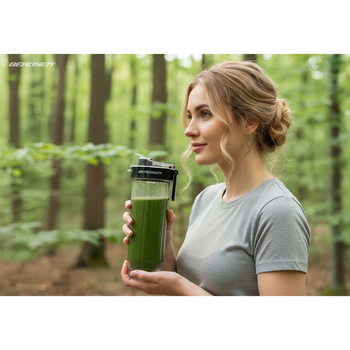 Water Bottle with Spout, BPA-Free, 570 ml, Leak-Proof