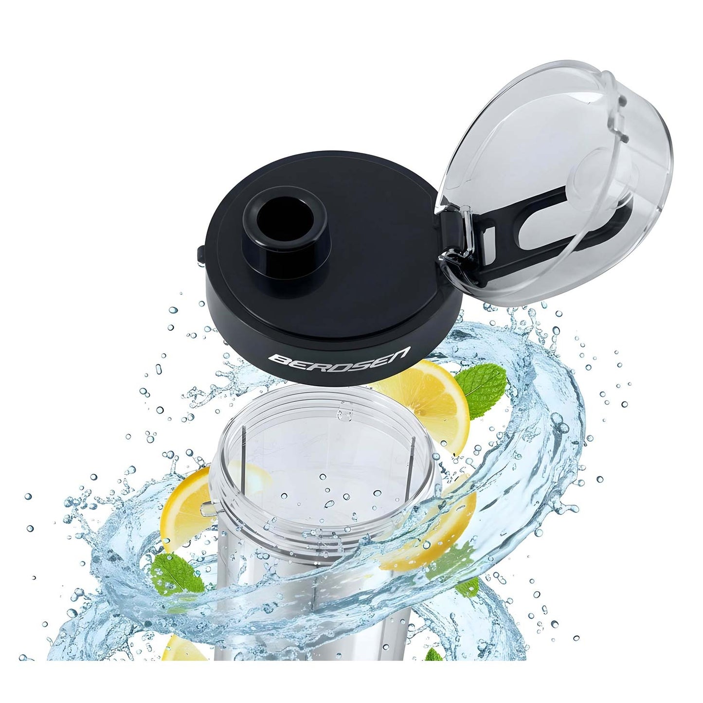 Water Bottle with Spout, BPA-Free, 570 ml, Leak-Proof