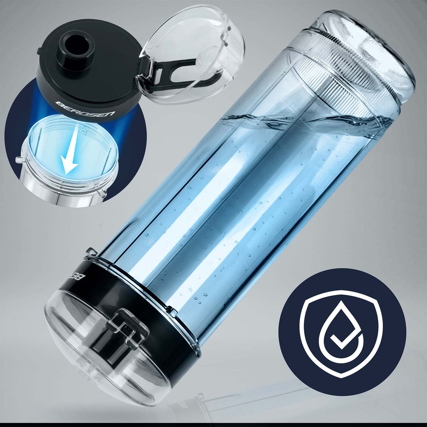 Water Bottle with Spout, BPA-Free, 570 ml, Leak-Proof