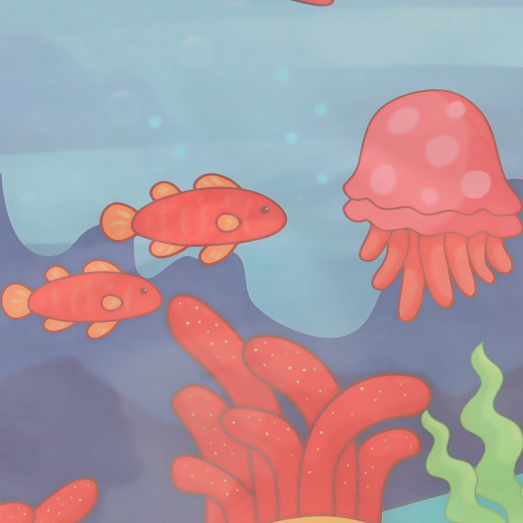 Water Drawing Mat with Markers & Stencils, 80cm Round