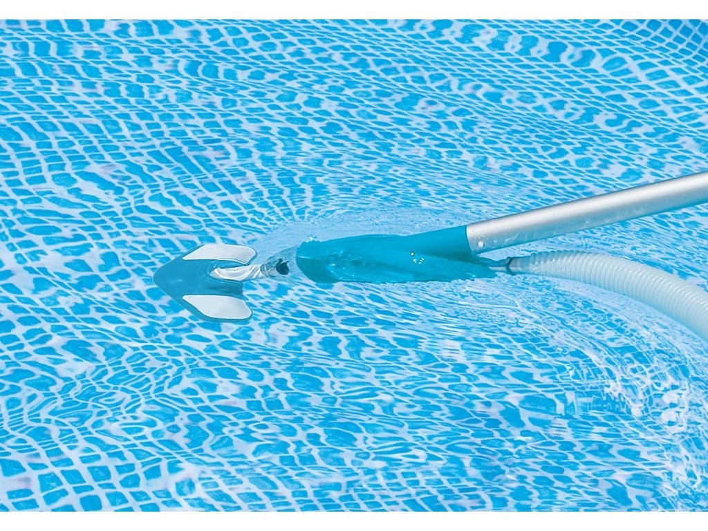 Pool Cleaning Kit with Net, Vacuum, Thermometer & More