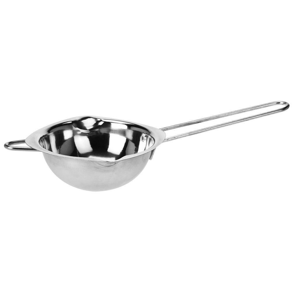 Water bath bowl with long handle and hook
