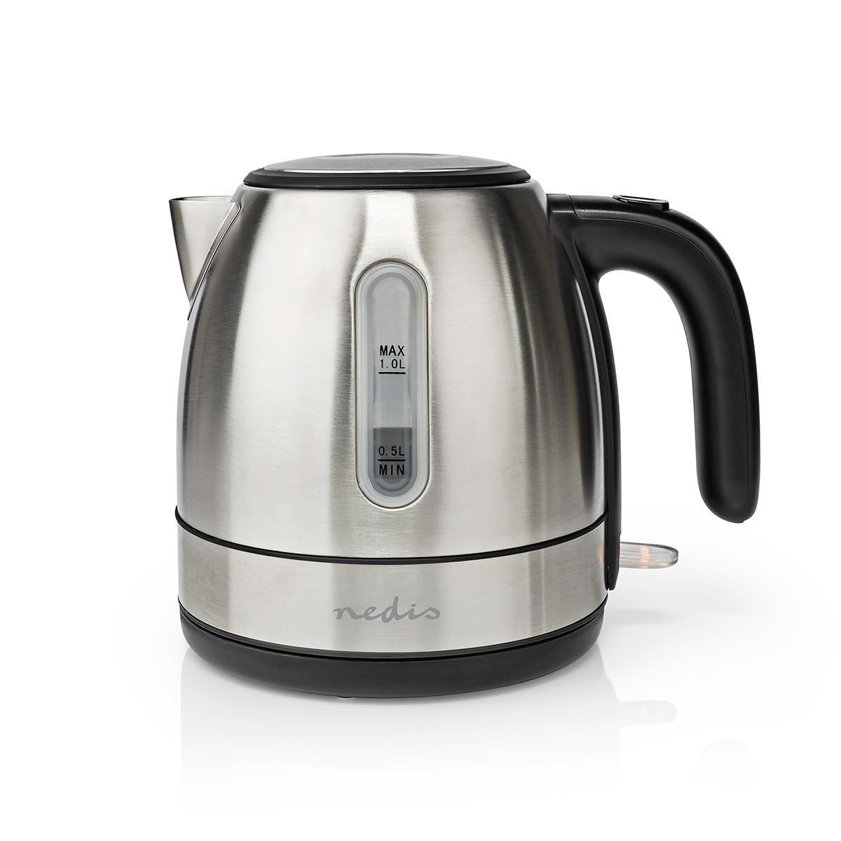 Water boiler | 1.0 l | Stainless steel | Aluminum | Rotatable 360 degrees | Concealed heating element | Strix® Control | Boil-dry function