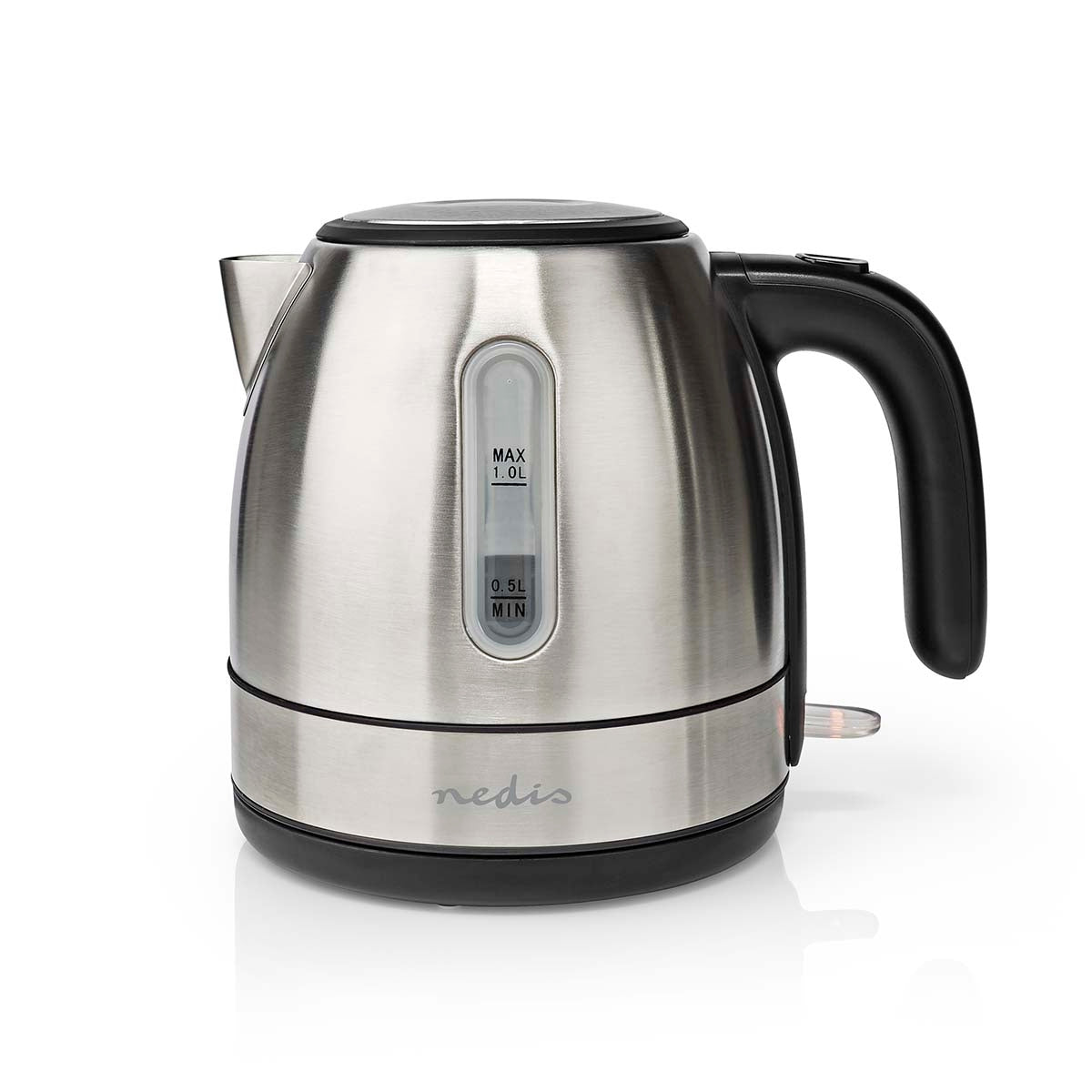 Water boiler | 1.0 l | Stainless steel | Aluminum | Rotatable 360 degrees | Concealed heating element | Strix® Control | Boil-dry function
