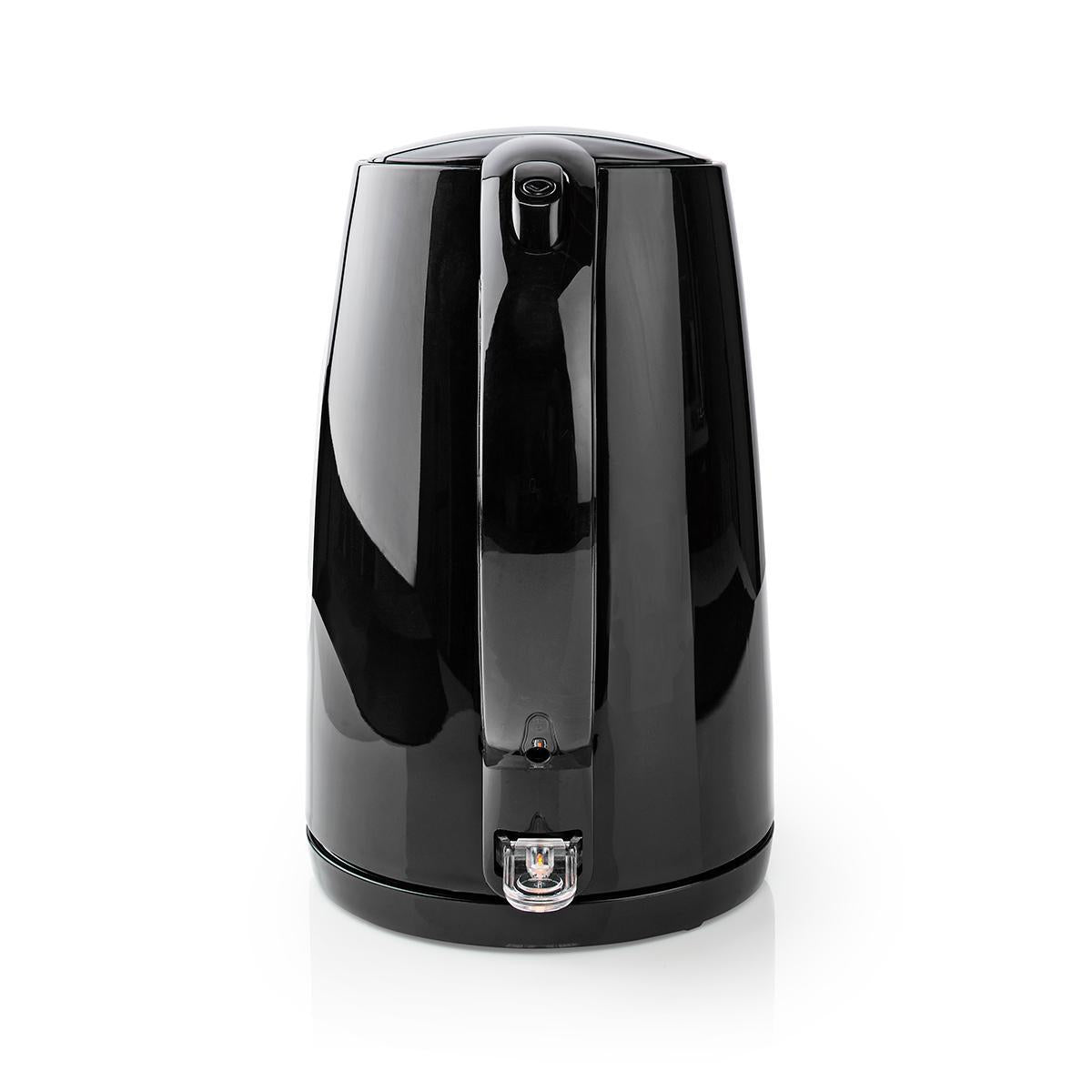 Water boiler | 1.7 l | Plastic | Black | Rotatable 360 degrees | Concealed heating element | Strix® Control | Boil-dry function