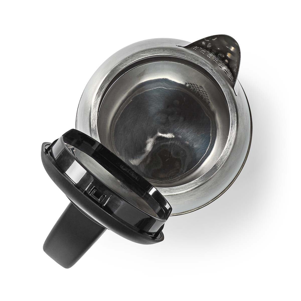 Water boiler | 1.7 l | Stainless steel | Aluminum / Black | Rotatable 360 degrees | Concealed heating element | Strix® Control | Boil-dry function