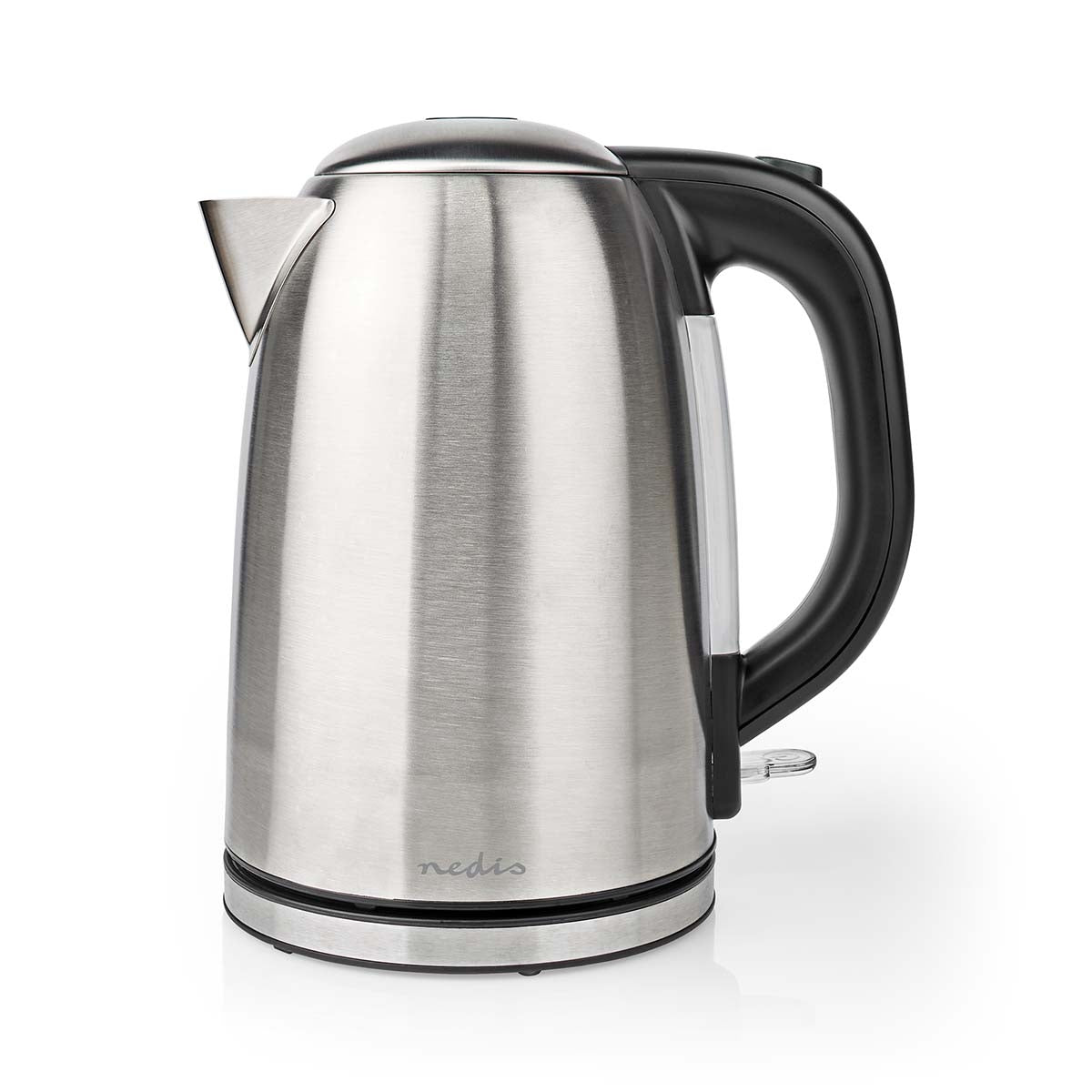 Water boiler | 1.7 l | Stainless steel | Silver / Black | Rotatable 360 degrees | Concealed heating element | Strix® Control | Boil-dry function
