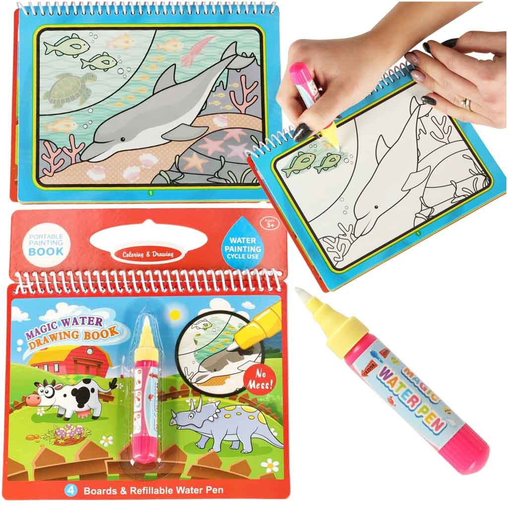 Water book with marker - Farm
