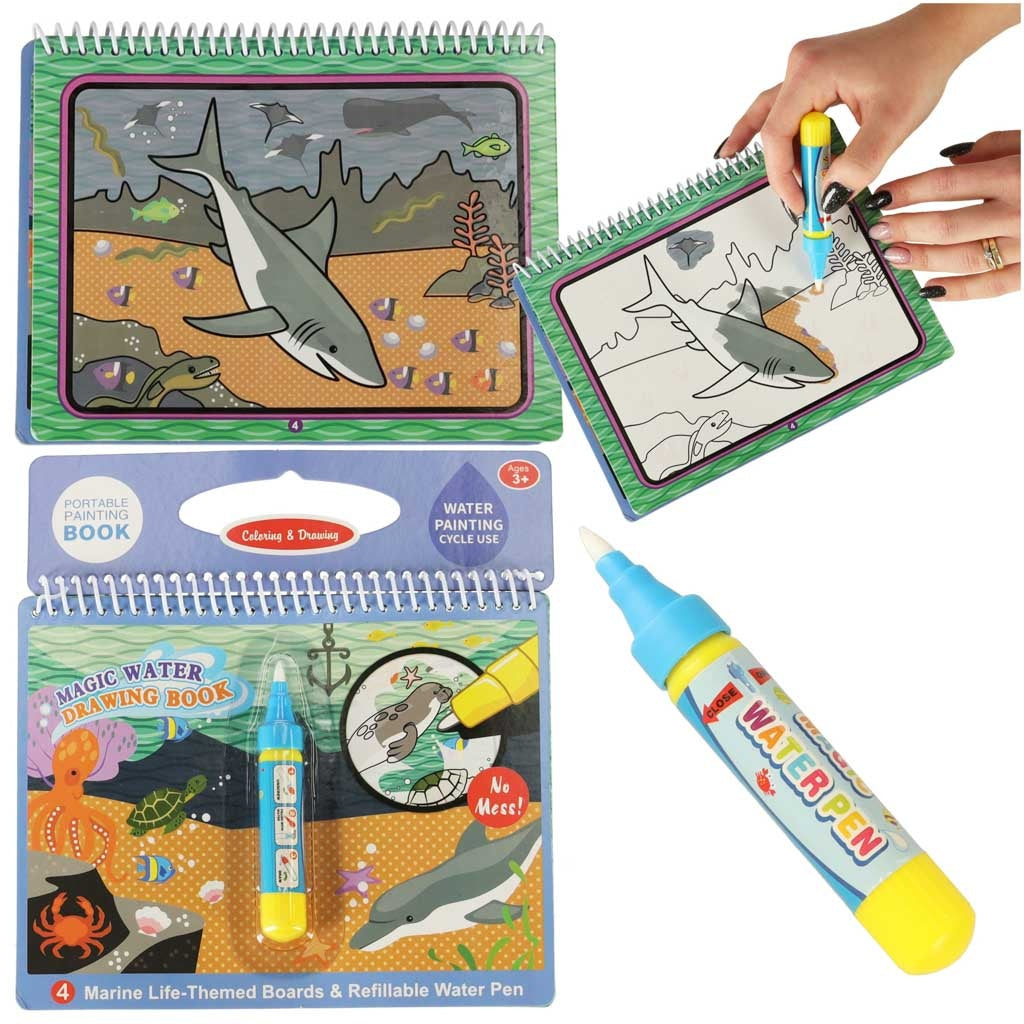 Water book with marker - Underwater World