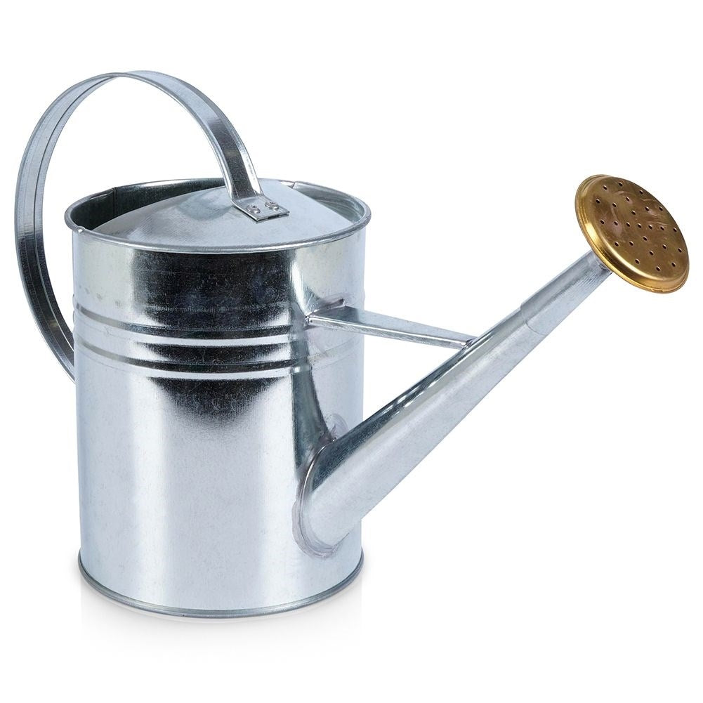 Water jug 1.9L in durable metal with strainer - decorative detail