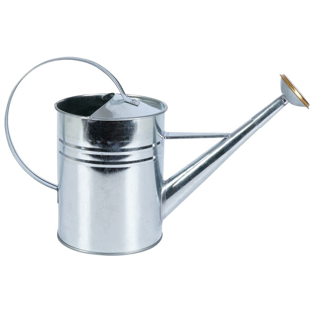 Water jug 1.9L in durable metal with strainer - decorative detail