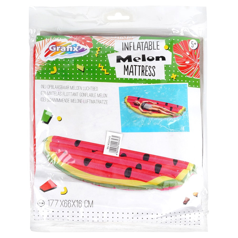 Watermelon swimming mattress 174x58x13 cm