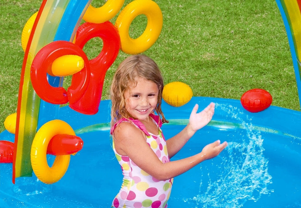 Water playground, swimming pool, paddling pool, slide Intex 57453