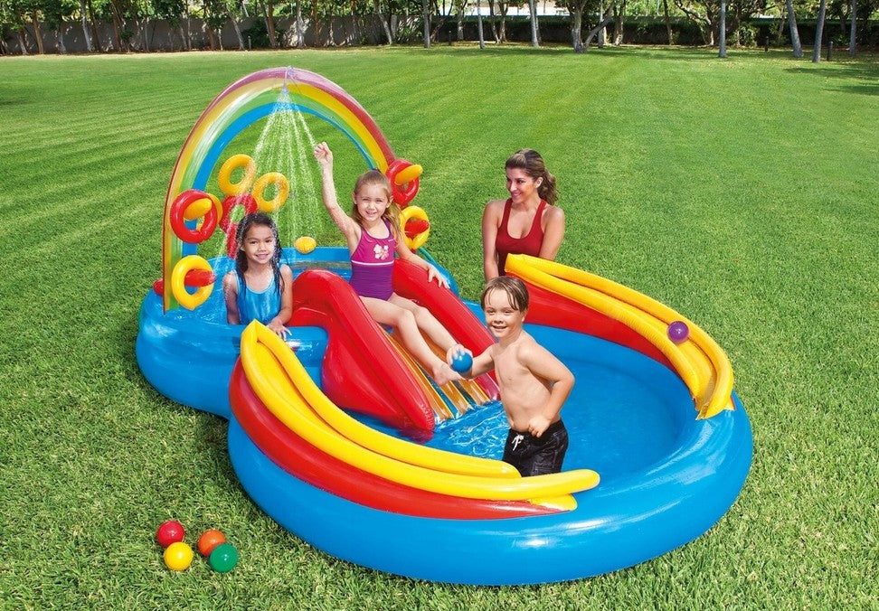 Water playground, swimming pool, paddling pool, slide Intex 57453